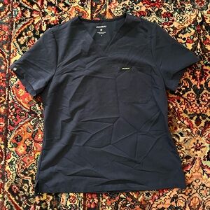 Navy Blue Jaanuu Scrub Top